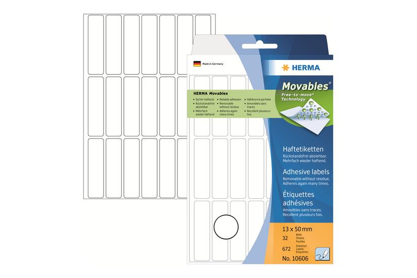 Herma Movables Etiketter Mat 672 Etikette 13 50 Mm