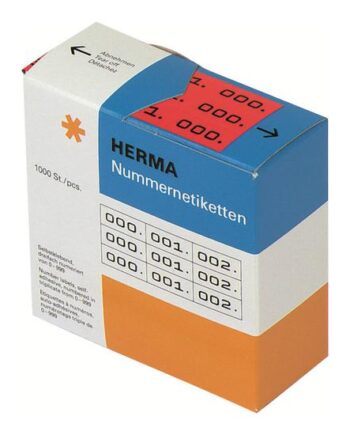 Herma Selvklæbende Nummermærkater 3000 Etikette    10   22 Mm