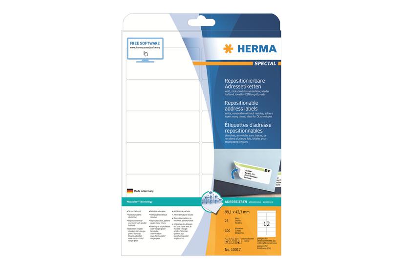 Herma Special Adresseetiketter Mat 300 Etikette 99 42 Mm