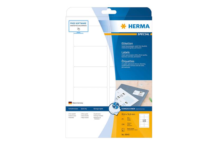Herma Special Adresseetiketter Mat 250 Etikette 83 50 Mm 90