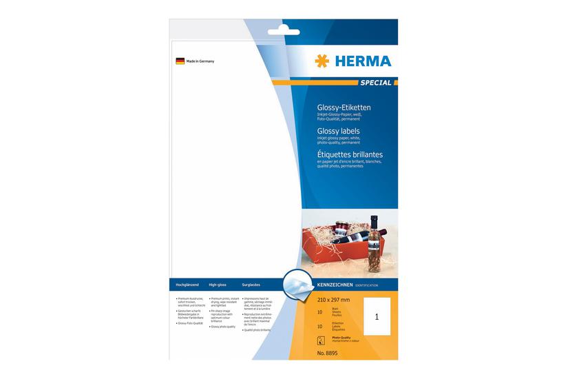 Herma Special Adresseetiketter Skinnende 10 Etikette A4 120