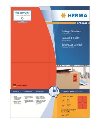 Herma Special Etiketter Mat 400 Etikette    A6