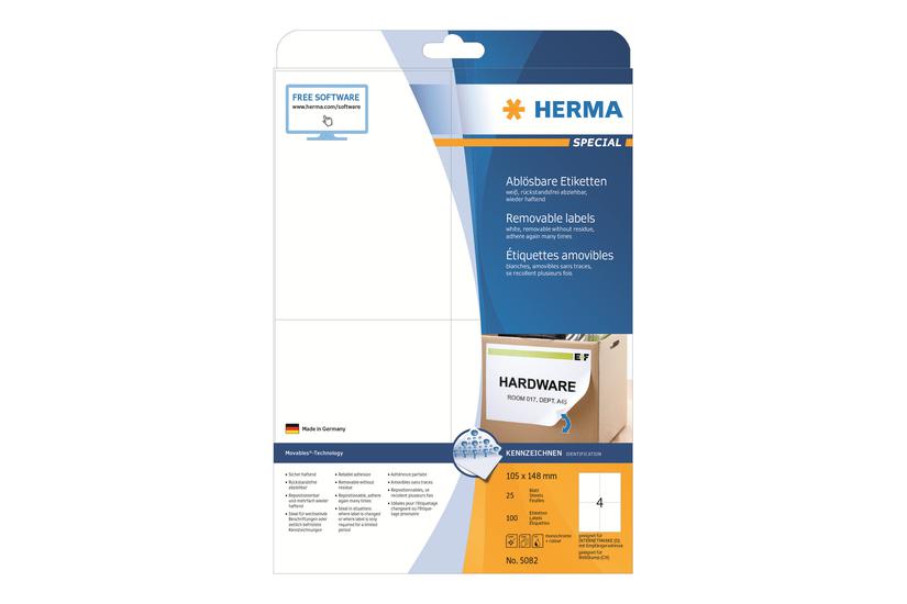 Herma Special Etiketter Mat 100 Etikette A6