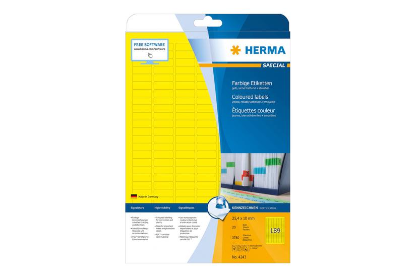 Herma Special Etiketter Mat 3780 Etikette 25 10 Mm