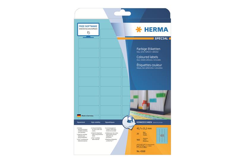 Herma Special Etiketter Mat 960 Etikette 45 21 Mm