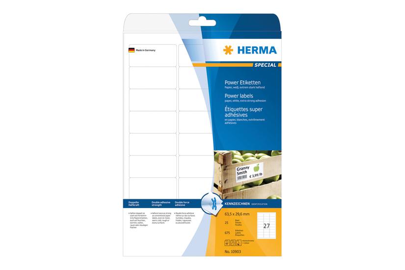 Herma Special Etiketter Mat 675 Etikette 63 29 Mm
