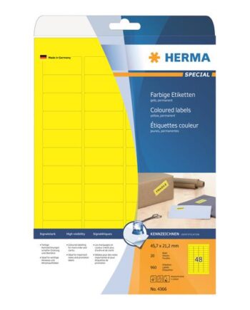 Herma Special Etiketter Mat 960 Etikette    45     21   Mm