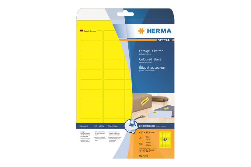 Herma Special Etiketter Mat 960 Etikette 45 21 Mm