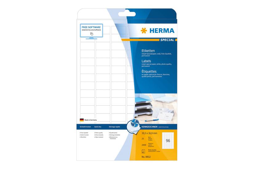 Herma Special Etiketter Mat 2400 Etikette 30 16 Mm 90