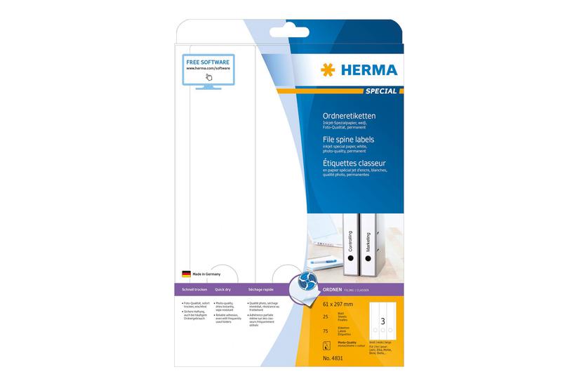 Herma Special Etiketter Til Filmapper Mat 75 Etikette 61 297 Mm 90