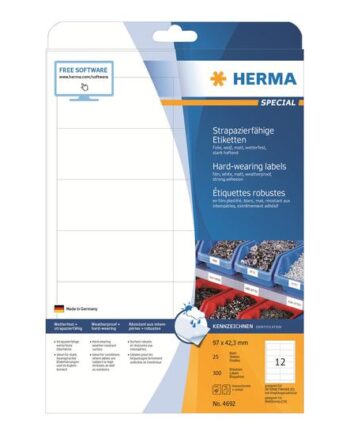 Herma Special Filmmærkater Mat 300 Etikette    97   42   Mm