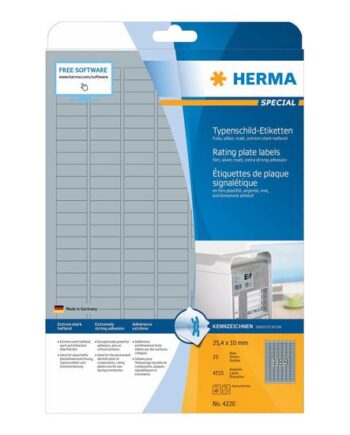 Herma Special Filmmærkater Mat 4725 Etikette    25     10 Mm