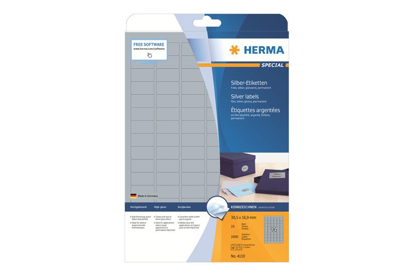 Herma Special Filmmærkater Skinnende 2400 Etikette 30 16 Mm