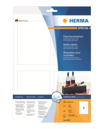 Herma Special Flaskemærkater Høj-skinnende 40 Etikette    90   120 Mm