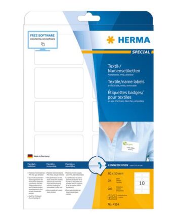 Herma Special Name Textile Etiketter 320 Etikette    33     88   Mm