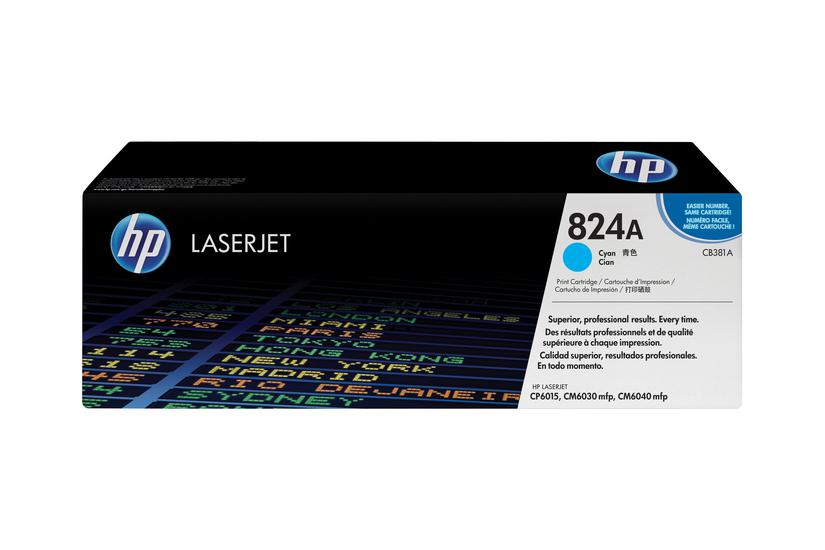 Hp 824a Cyan Original Laserjet Tonerpatron Cb381a