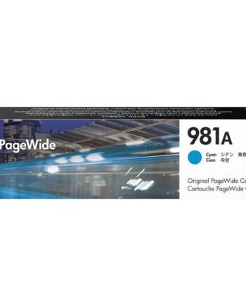 Hp 981a Cyan Original Pagewide Blækpatron