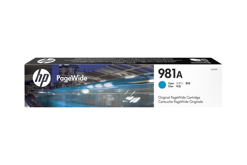 Hp 981a Cyan Original Pagewide Blækpatron