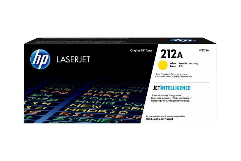 Hp 212a Gul Original Laserjet Tonerpatron W2122a