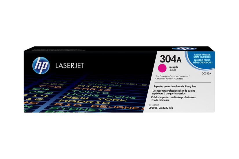 Hp 304a Magenta Original Laserjet Tonerpatron Cc533a