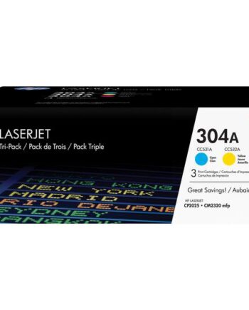 Hp 304a   Pakker Gul  Cyan  Magenta Original Laserjet Tonerpatron  Cf372am
