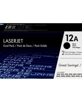 Hp 12a   Pakker Sort Original Laserjet Tonerpatron  Q2612ad