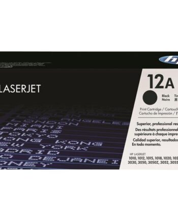 Hp 12a Sort Original Laserjet Tonerpatron  Q2612a