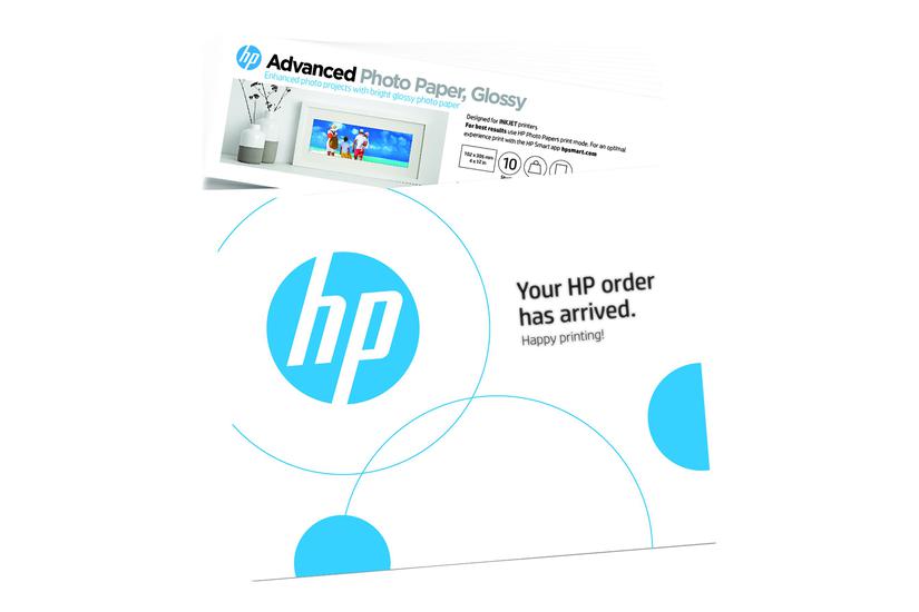 Hp Advanced Fotopapir Skinnende 10 Ark 102 305 Mm 250