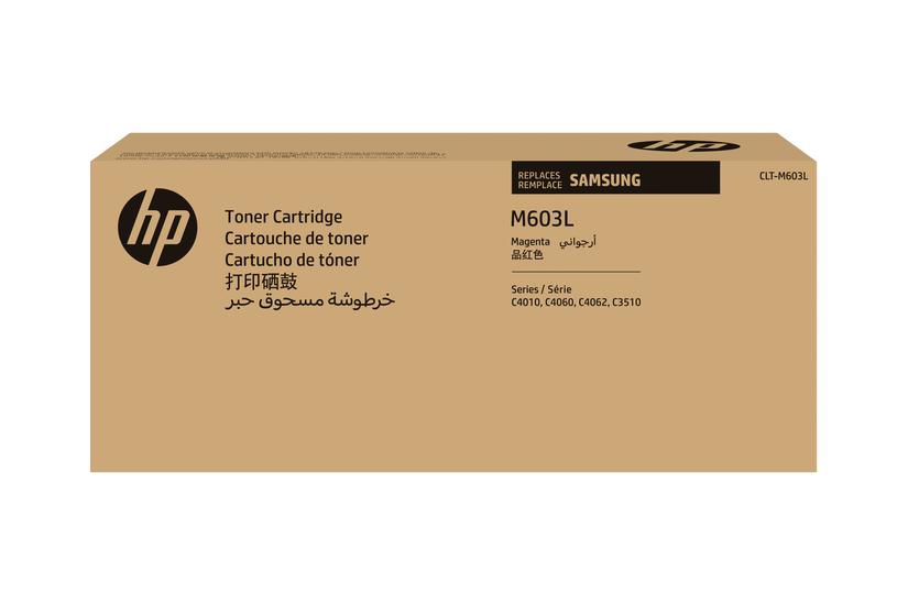 Hp Clt-m603l Højtydende Magenta Original Tonerpatron Su346a