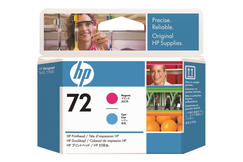Hp 72 Cyan Magenta Printhoved