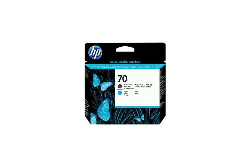 Hp 70 Cyan Mat Sort Printhoved