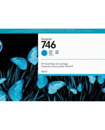 Hp 746 Cyan Original Designjet Blækpatron