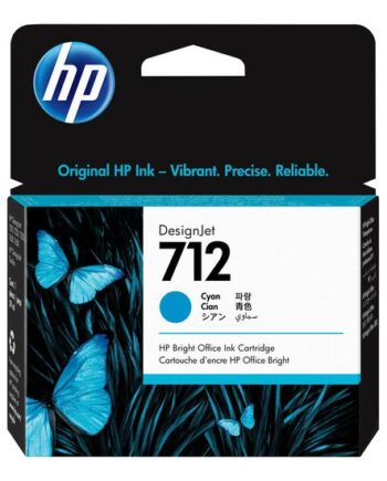 Hp 712 Cyan Original Designjet Blækpatron
