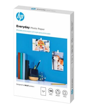 Hp Everyday Photo Paper Fotopapir Skinnende 100 Ark 100   150 Mm 200 Gsm