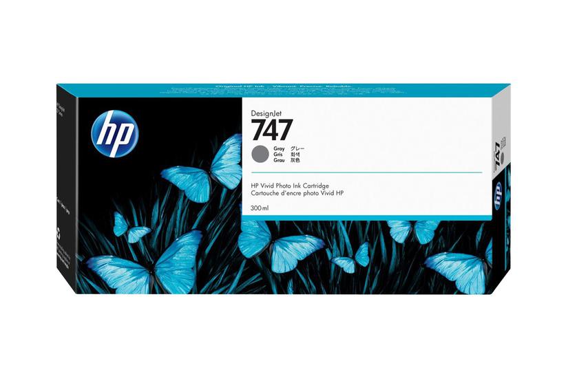 Hp 747 Grå Original Designjet Blækpatron
