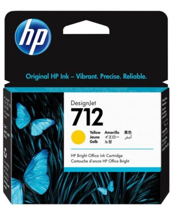 Hp 712 Gul Original Designjet Blækpatron