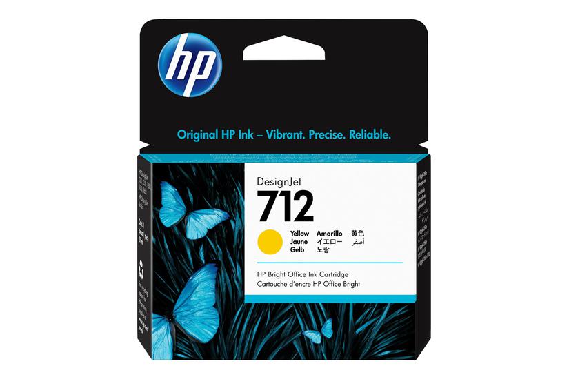 Hp 712 Gul Original Designjet Blækpatron