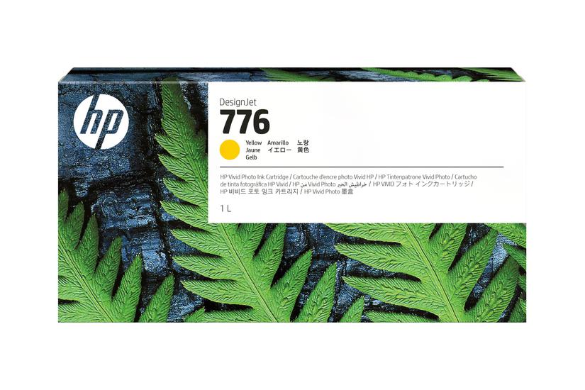Hp 776 Høj Kapacitet Gul Original Designjet Blækpatron