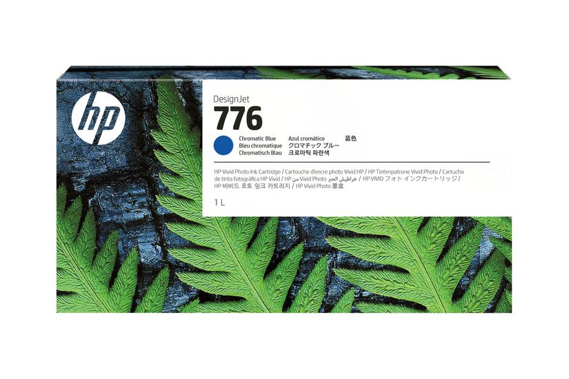 Hp 776 Høj Kapacitet Kromatisk Blå Original Designjet Blækpatron