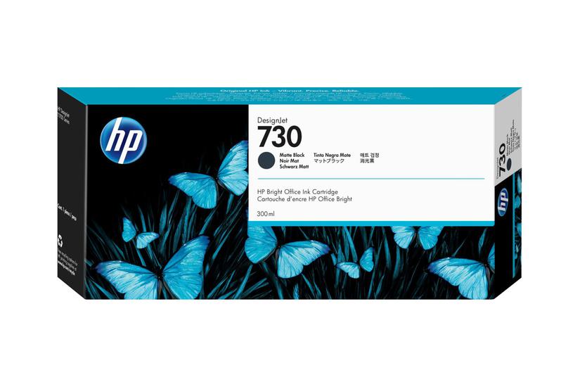 Hp 730 Høj Kapacitet Mat Sort Original Designjet Blækpatron