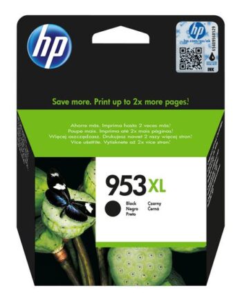 Hp 953  Højtydende Sort Original Blækpatron