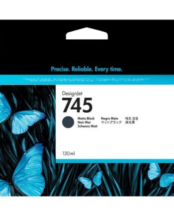 Hp 745 Mat Sort Original Designjet Blækpatron