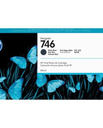 Hp 746 Mat Sort Original Designjet Blækpatron
