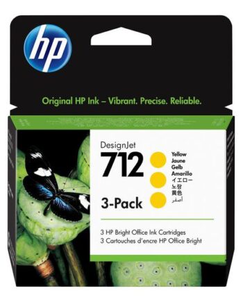 Hp 712   Pakker Gul Original Designjet Blækpatron