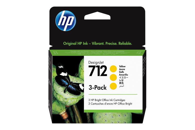 Hp 712 Pakker Gul Original Designjet Blækpatron