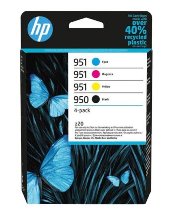Hp 950 951   Pakker Sort  Gul  Cyan  Magenta Original Blækpatron