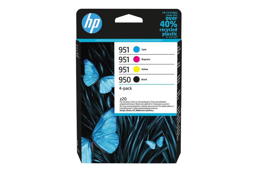 Hp 950 951 Pakker Sort Gul Cyan Magenta Original Blækpatron