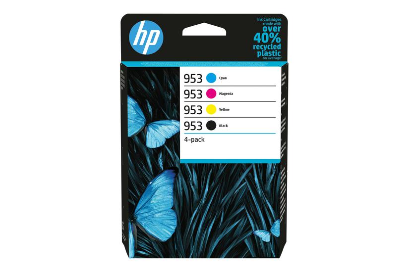 Hp 953 Pakker Sort Gul Cyan Magenta Original Blækpatron