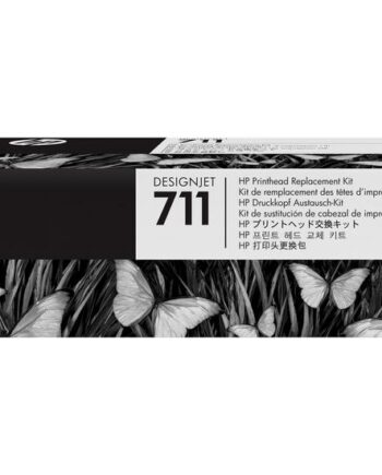 Hp 711 Sort  Gul  Cyan  Magenta Printhoved