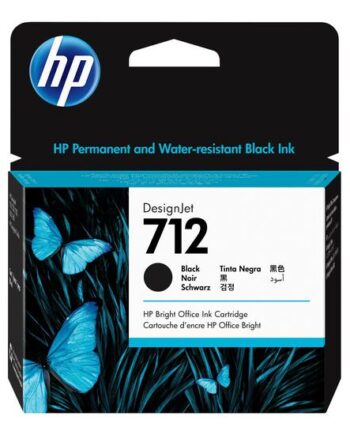 Hp 712 Sort Original Designjet Blækpatron